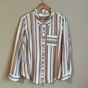 Fahert Cotton/Linen Button Down